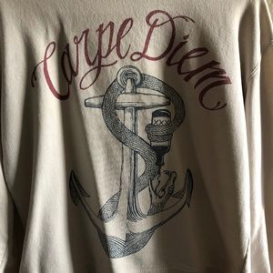 UO Carpe Diem snake & anchor men's sweater